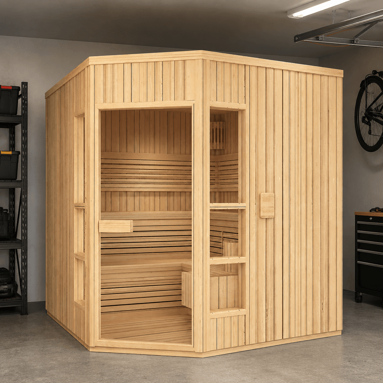 Indoor sauna kit